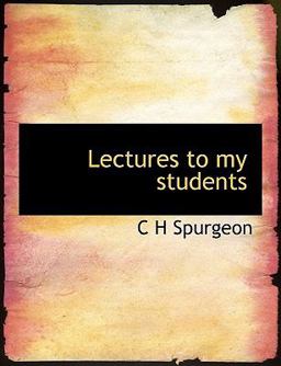 Lectures to My Students