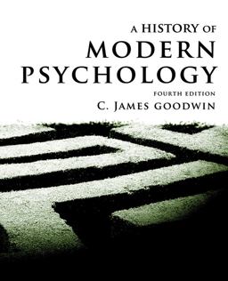History of Modern Psychology 4th 9781118011454 Front Cover