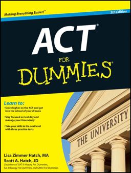 ACT for Dummies 5th 9781118012598 Front Cover
