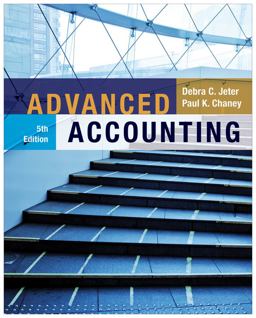 Advanced Accounting 5th 9781118022290 Front Cover
