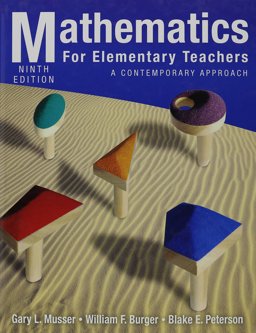 Mathematics for Elementary Teachers A Contemporary Approach 9th Edition with Student Activitiy Manual Set  9781118029862 Front Cover