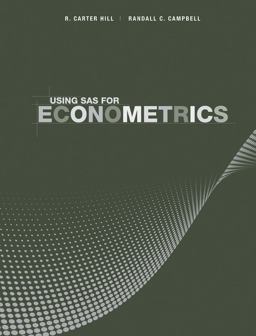 Using SAS for Econometrics 4th 9781118032091 Front Cover