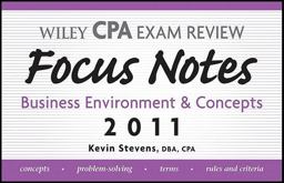 Wiley CPA Examination Review Focus Notes
