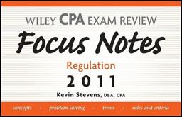 Wiley CPA Examination Review Focus Notes