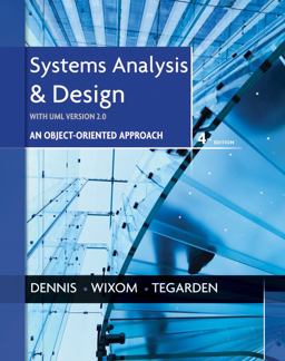 Systems Analysis and Design with UML 4th 9781118037423 Front Cover
