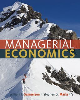 Managerial Economics 7th 9781118041581 Front Cover