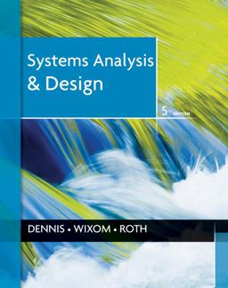 Systems Analysis and Design 5th 9781118057629 Front Cover
