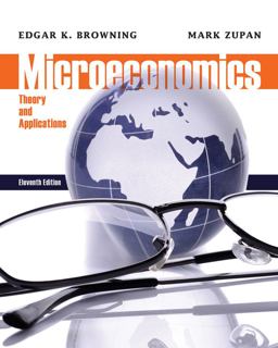 Microeconomics Theory and Applications 11th 9781118065549 Front Cover