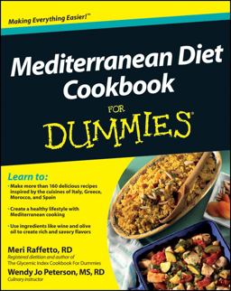 Mediterranean Diet Cookbook for Dummies  9781118067789 Front Cover