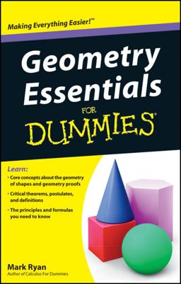 Geometry Essentials for Dummies  9781118068755 Front Cover