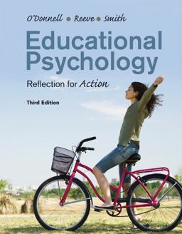 Educational Psychology Reflection for Action 3rd 9781118076132 Front Cover