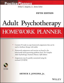 Adult Psychotherapy Homework Planner