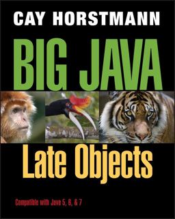 Big Java Late Objects  9781118087886 Front Cover
