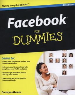 Facebook for Dummies 4th 9781118095621 Front Cover