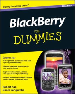 BlackBerry for Dummies 5th 9781118100356 Front Cover