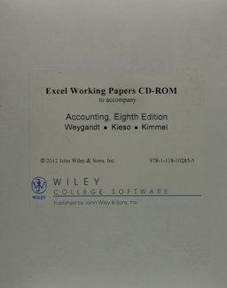 Excel Working Papers CD to Accompany Financial Accounting