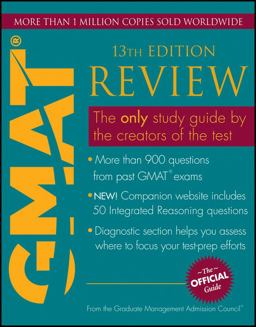 Official Guide for GMAT Review 13th 9781118109793 Front Cover