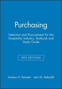 Purchasing: Selection and Procurement for the Hospitality Industry, 8e with Study Guide Set