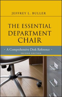 Essential Department Chair A Comprehensive Desk Reference 2nd 9781118123744 Front Cover
