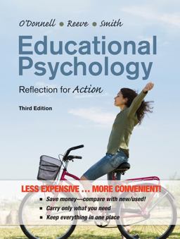 Educational Psychology Reflection for Action 3rd 9781118129159 Front Cover