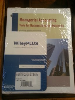 WileyPlus Card for Managerial Accounting