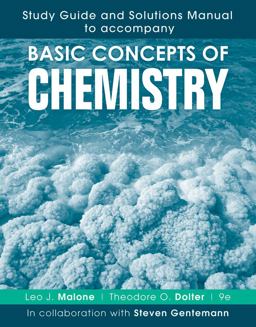 Basic Concepts of Chemistry, 9e Study Guide and Solutions Manual 9th 9781118156438 Front Cover