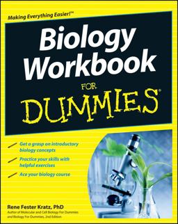 Biology Workbook for Dummies  9781118158401 Front Cover