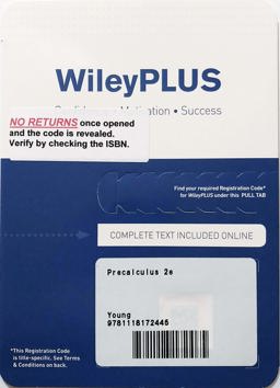 Precalculus, 2e WileyPLUS