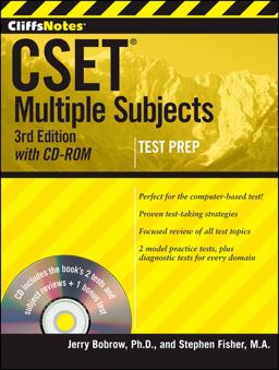 Cliffsnotes CSET Multiple Subjects 3rd 9781118176535 Front Cover