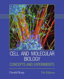 Cell and Molecular Biology Concepts and Experiments 7th 9781118206737 Front Cover
