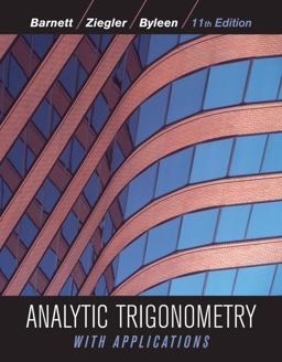 Analytic Trigonometry with Applications