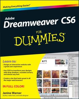 Dreamweaver CS6 for Dummies  9781118212332 Front Cover