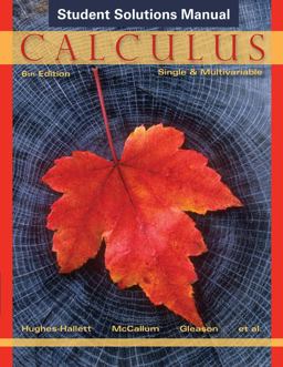 Calculus Single and Multivariable 6th 9781118217368 Front Cover