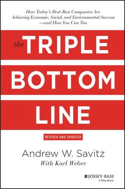 Triple Bottom Line How Today's Best-Run Companies Are Achieving Economic, Social and Environmental Success - and How You Can Too 2nd 9781118226223 Front Cover