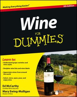 Wine for Dummiesï¿½ 5th 9781118288726 Front Cover