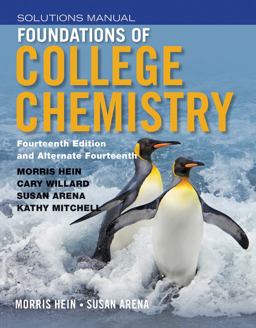 Foundations of College Chemistry 14th 9781118289013 Front Cover