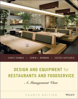 Design and Equipment for Restaurants and Foodservice A Management View 4th 9781118297742 Front Cover
