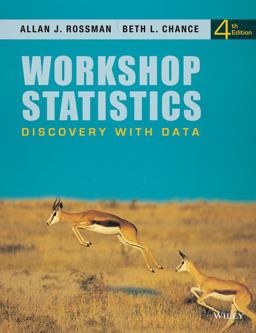 Workshop Statistics: Discovery with Data 4e + WileyPLUS Registration Card