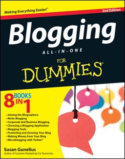 Blogging All-In-One for Dummies 2nd 9781118299449 Front Cover