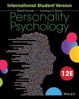 Personality Psychology  9781118322215 Front Cover