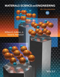 Materials Science and Engineering An Introduction 9th 9781118324578 Front Cover
