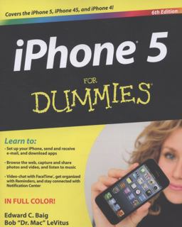 iPhone 5 for Dummiesï¿½ 6th 9781118352014 Front Cover