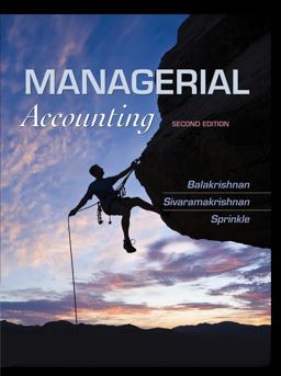 Managerial Accounting 2nd 9781118385388 Front Cover