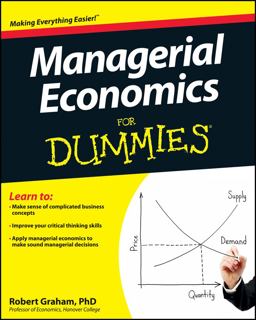 Managerial Economics for Dummies  9781118412046 Front Cover