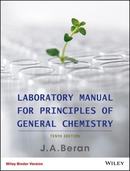 Laboratory Manual for Principles of General Chemistry 10th 9781118422816 Front Cover