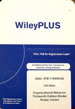 WileyPLUS Stand-Alone to Accompany Organizational Behavior