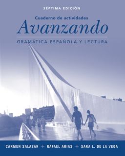 Workbook to Accompany Avanzando Gramatica Espanol a y Lectura 7th 9781118472545 Front Cover