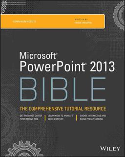 PowerPoint 2013 Bible 4th 9781118488119 Front Cover