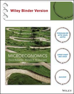 Microeconomics 5th 9781118488874 Front Cover