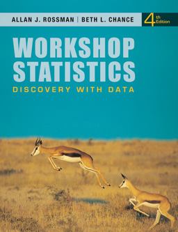 Workshop Statistics: Discovery with Data 4e + WileyPLUS Registration Card